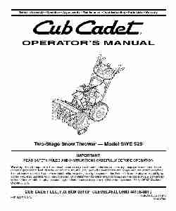 Cub Cadet Snow Blower SWE 528-page_pdf
